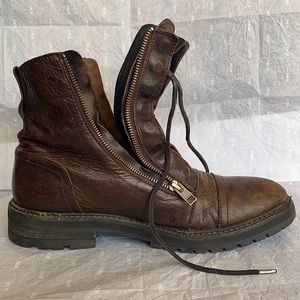 Allsaints Leather Combat Boots - Size 44 (10.5)